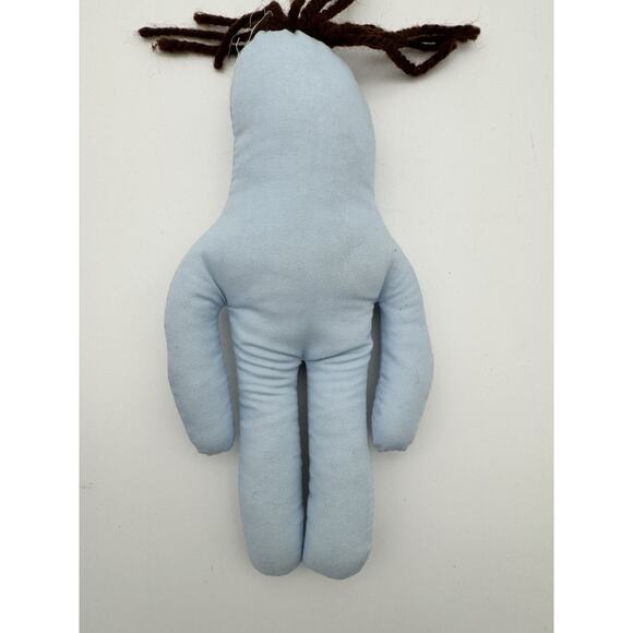 Male Voodoo Doll Blue Cloth Curse Enemies Help Friends Man Pins Novelty Hex - Picture 8 of 12